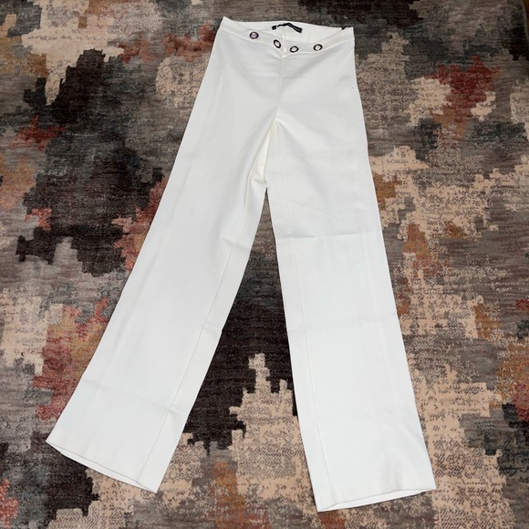 AnnaRita N - off white o ring pants trousers - Picture 1 of 8